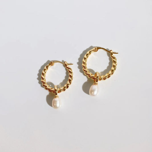 Demi Freshwater Pearls Drop Earrings