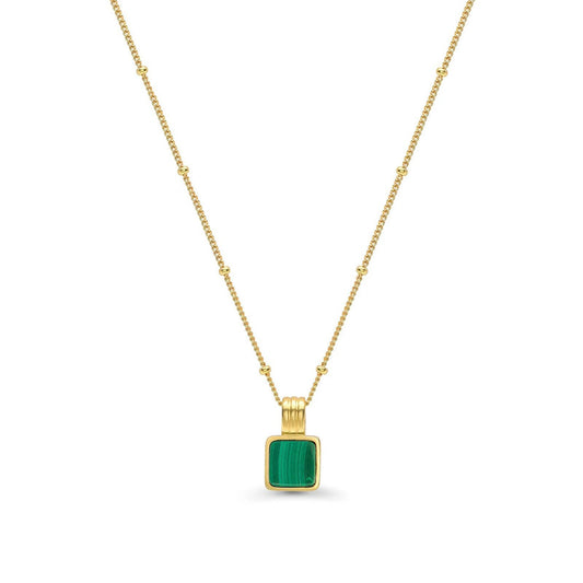 Hiro Square 18K Gold-plated Necklace