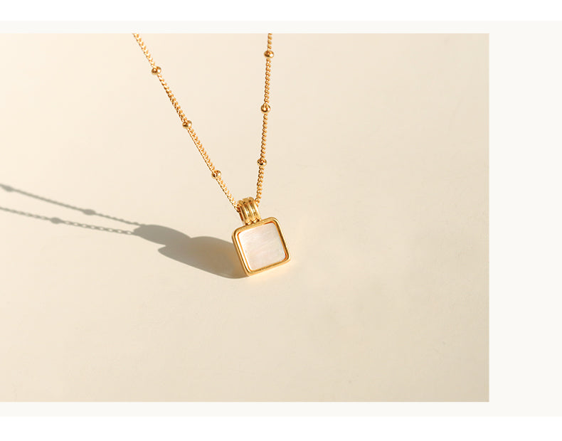 Hiro Square 18K Gold-plated Necklace