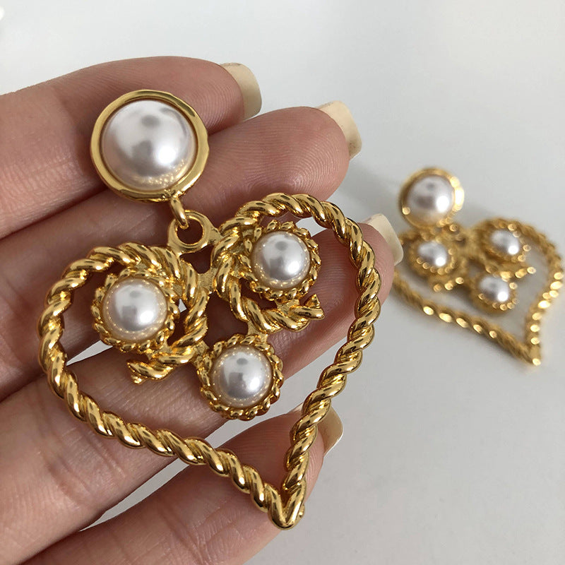 Self-love Freshwater Pearl Drop Earrings
