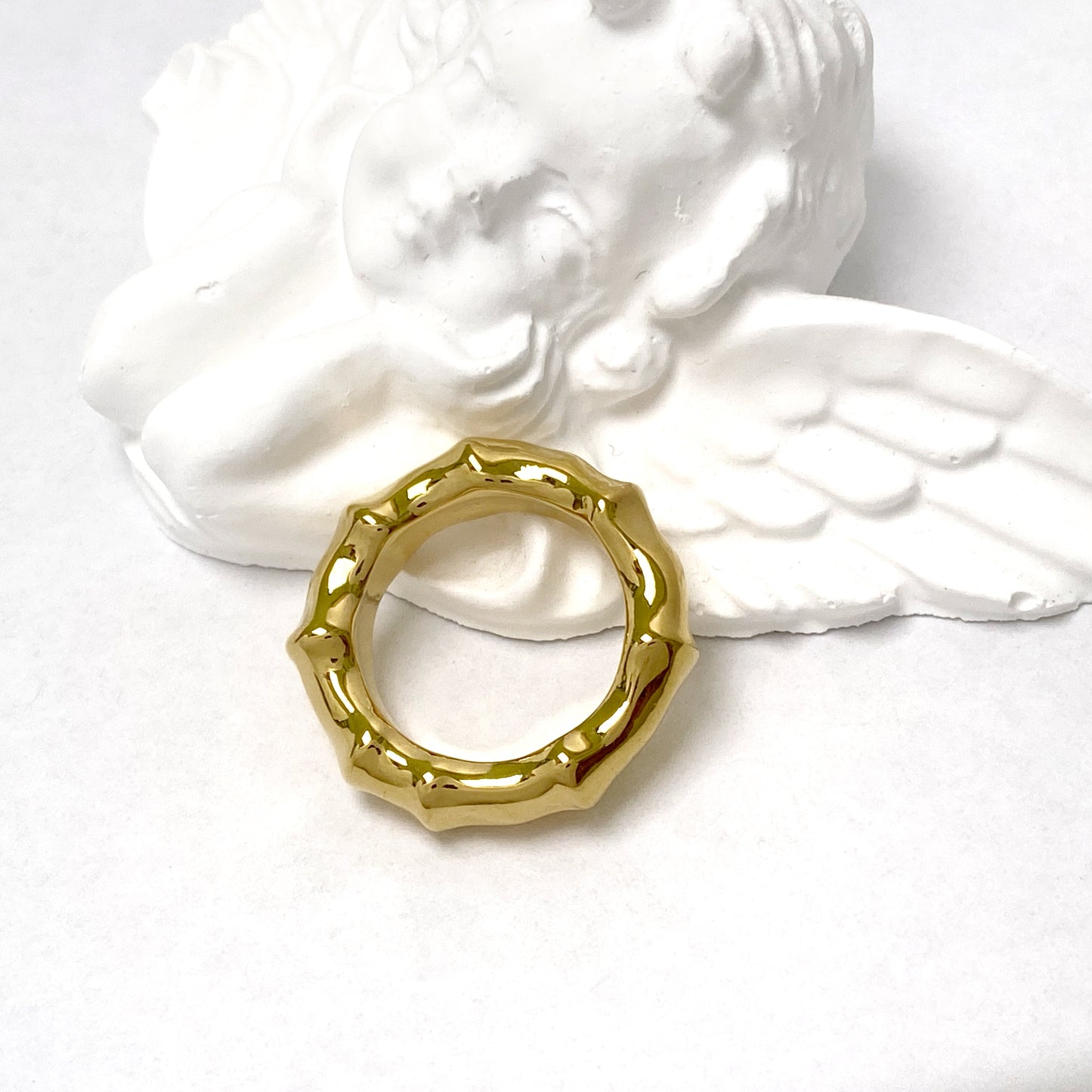 Gun n Rose 18K Gold-plated Ring